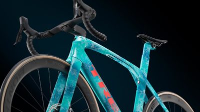 Trek Bikes Project One ICON adds Psychedelic Marble and Seafoam for road models