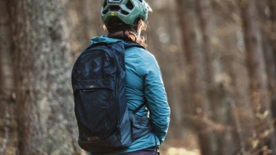 Review: $220 EVOC Trail Pro MTB pack goes PLUS on back protection, low on weight