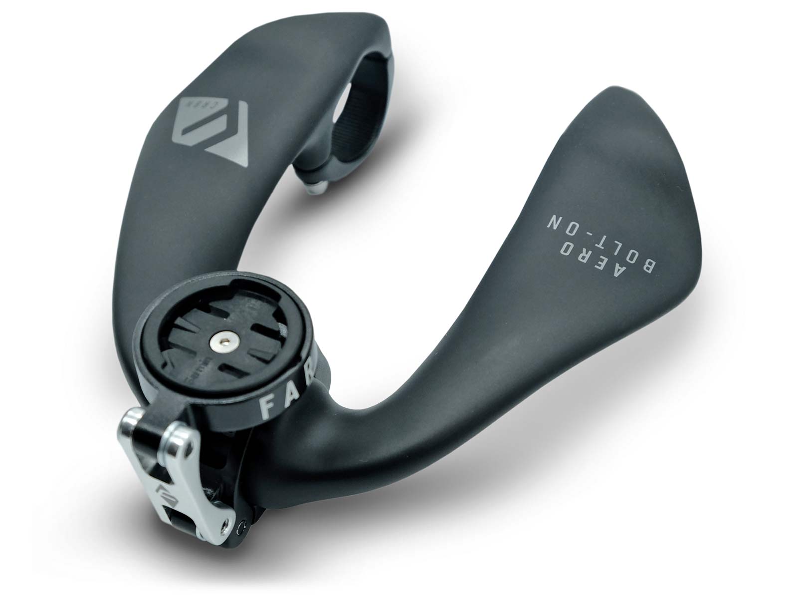 Farr out-front GPS Mount for Carbon Aero Bolt-On aero bar, angled top