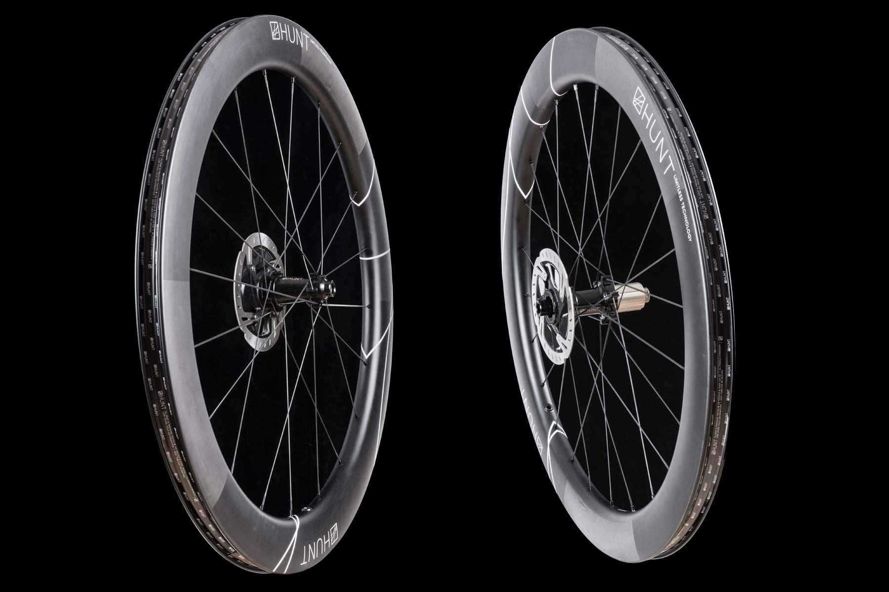 Hunt 60 Limitless Aero Disc aerodynamic carbon road wheels, wheelset