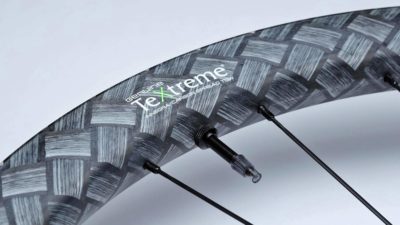 Nex-Gen Aero V7 gravel wheels built stronger with TeXtreme Innegra + carbon spread tow