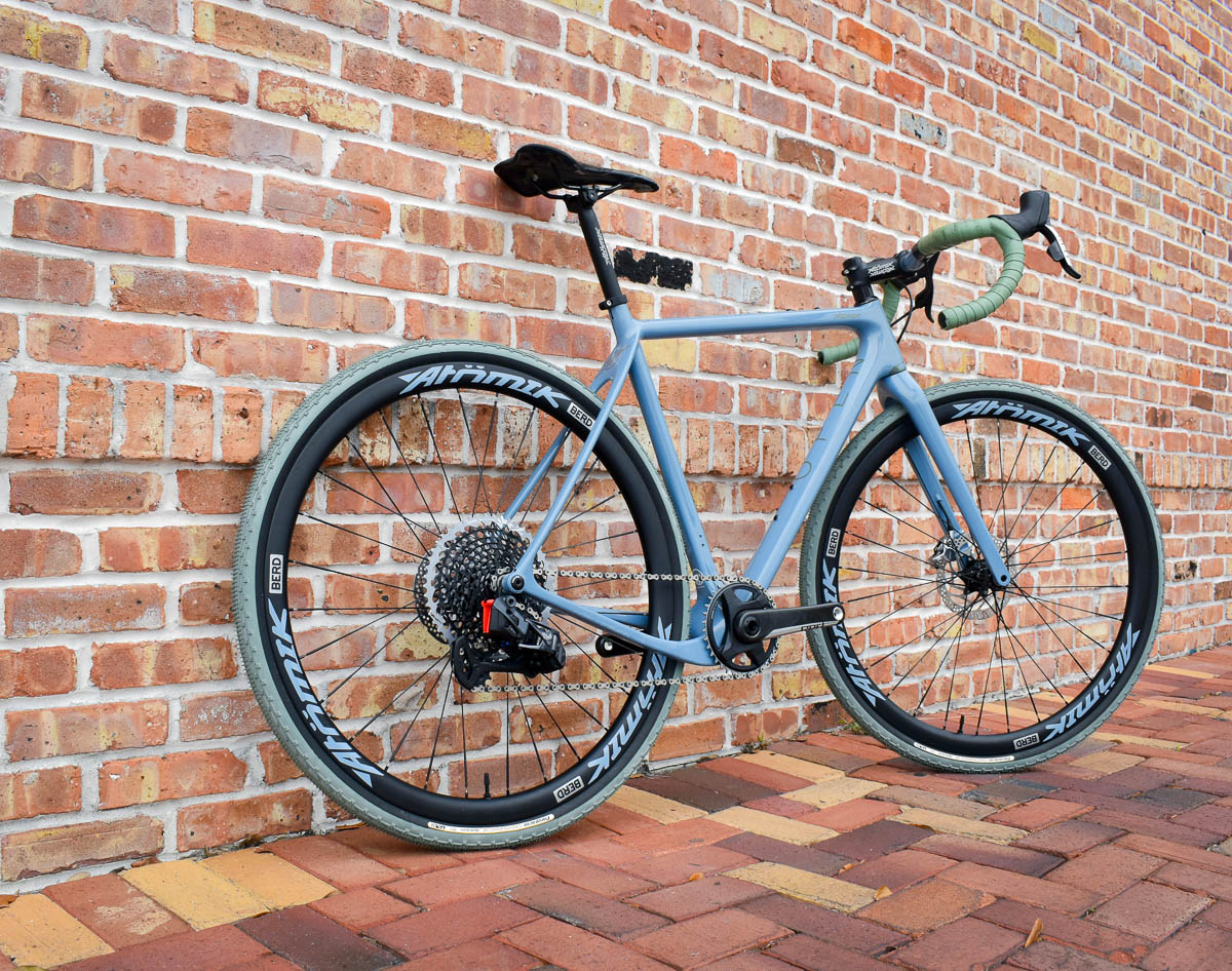 OPEN X ATOMIK Carbon limited edition gravel bike build rear profile