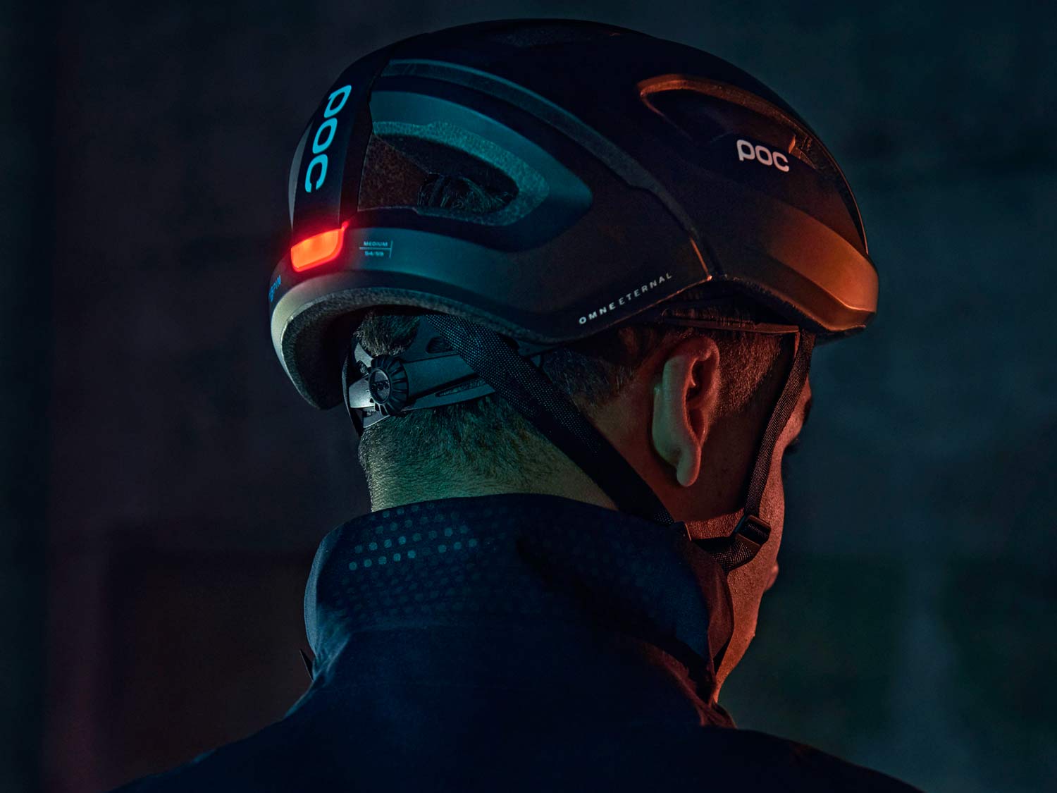 POC Omne Eternal solar-powered helmet with integrated lighting, night mode