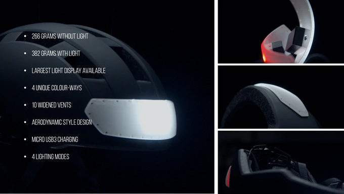 TorchOne helmet specifications