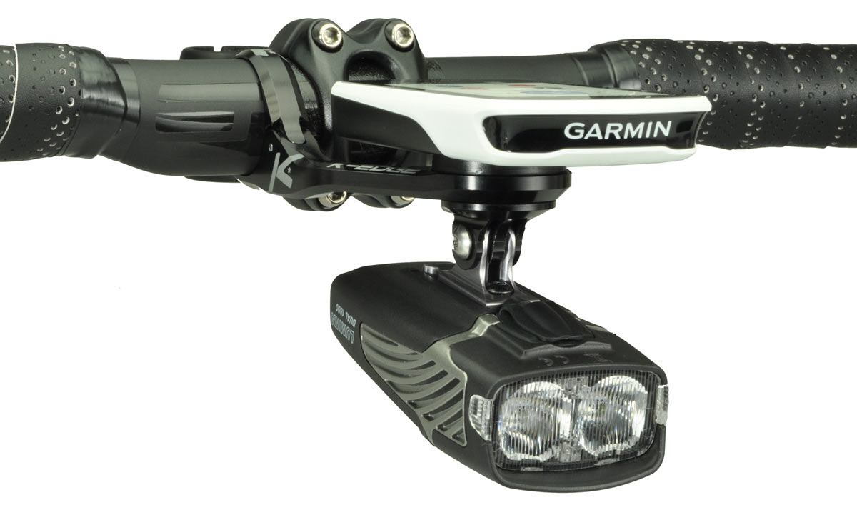 new K-Edge Max combo out front mount for cycling computers and headlights