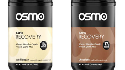 OSMO Active Recovery blends proteins for more punch, adds Blueberry-Pom hydration flavor