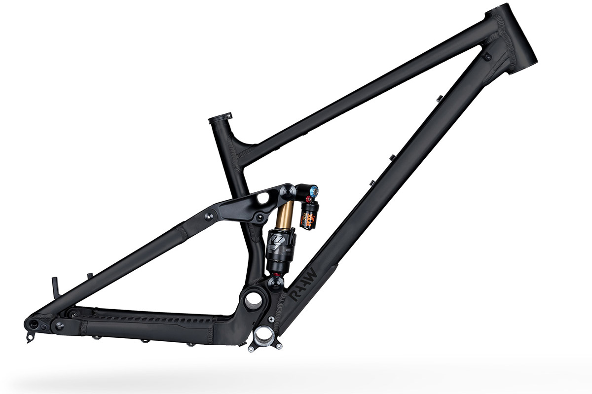 raaw jibb frame shock only black finish