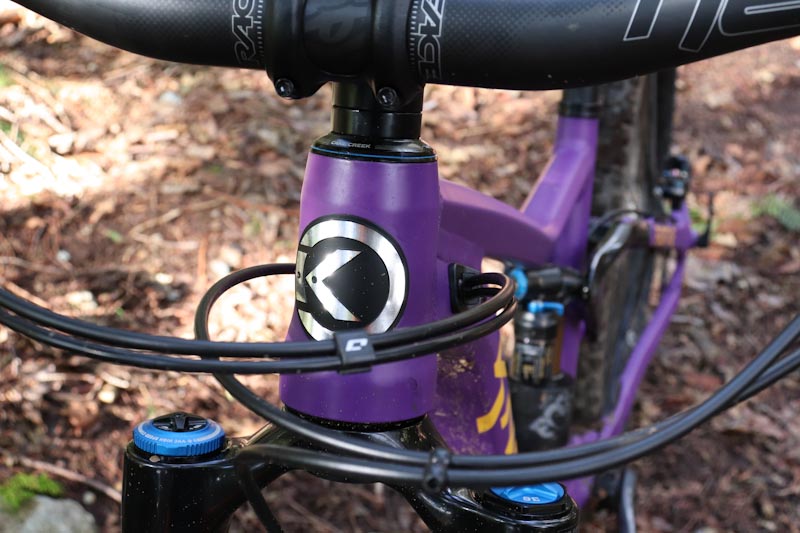2021 Knolly Fugitive 138, internal cable routing