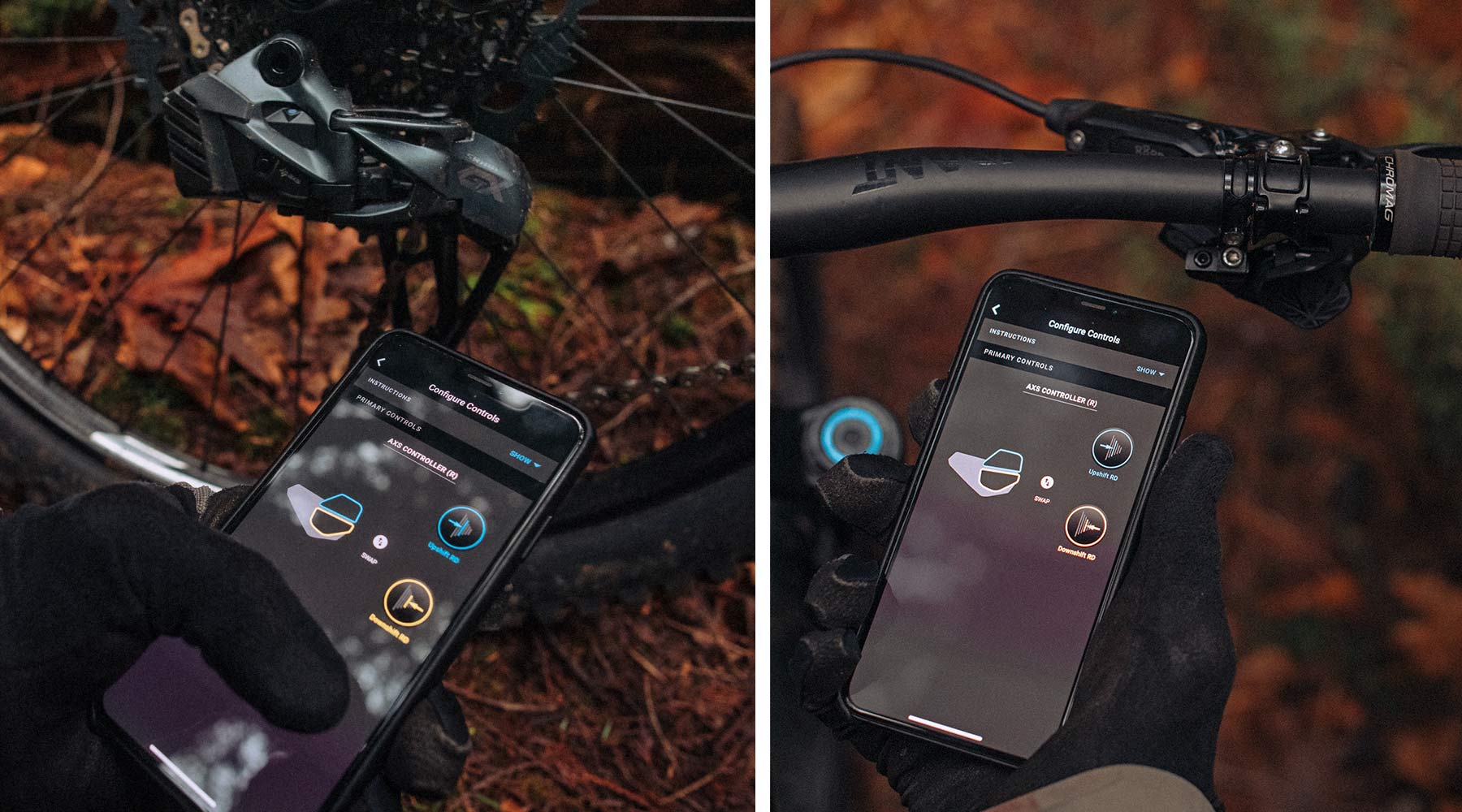 SRAM GX Eagle AXS group, low-cost 1x12-speed wireless electronic app setup & control