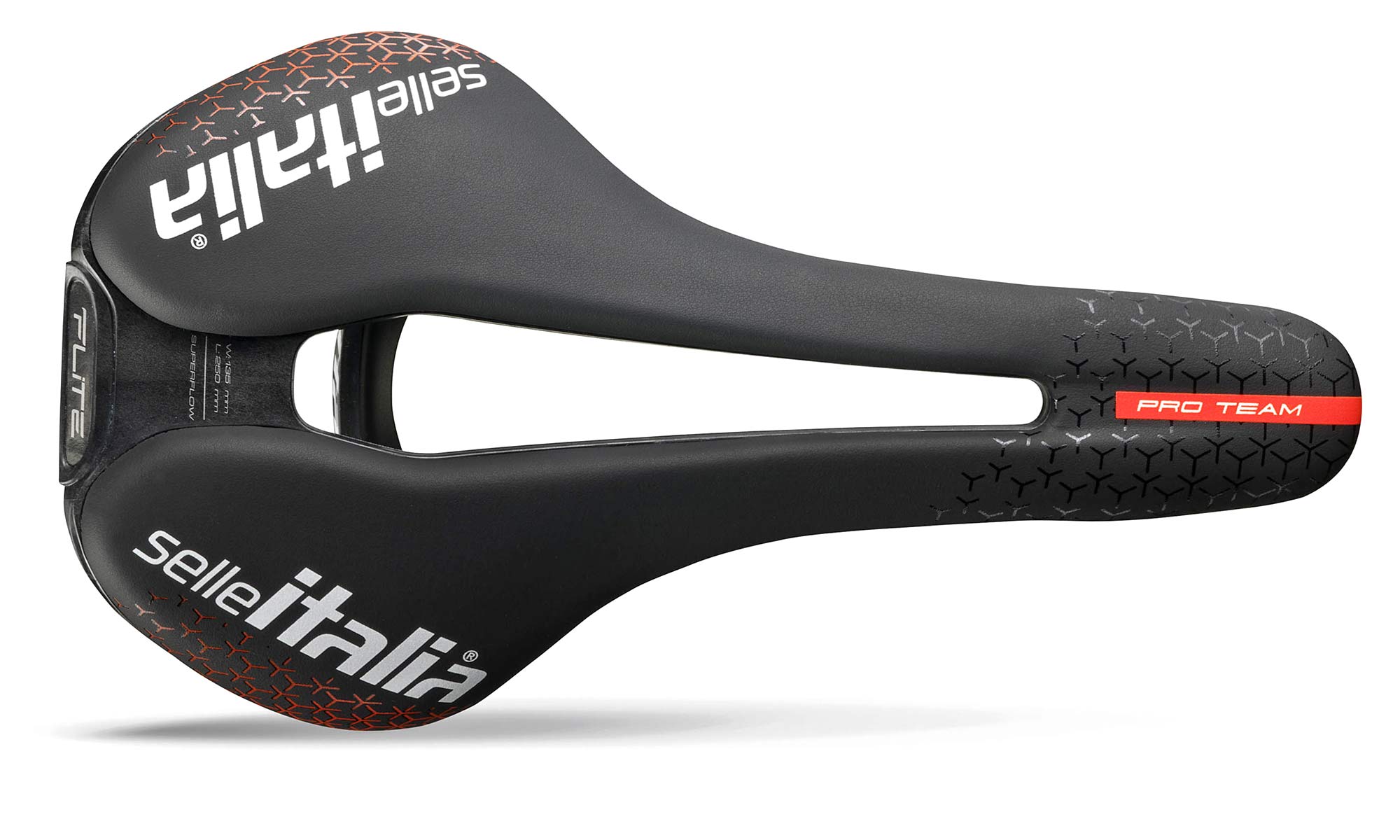 Selle Italia Flite Boost Pro Team Kit Carbonio Superflow road saddle, top shape