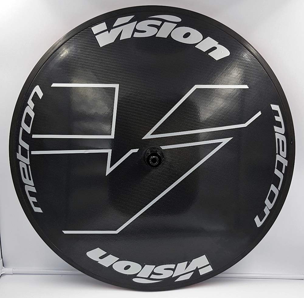 Vision Metron TFW Disc lightweight carbon TT wheel, rim brake