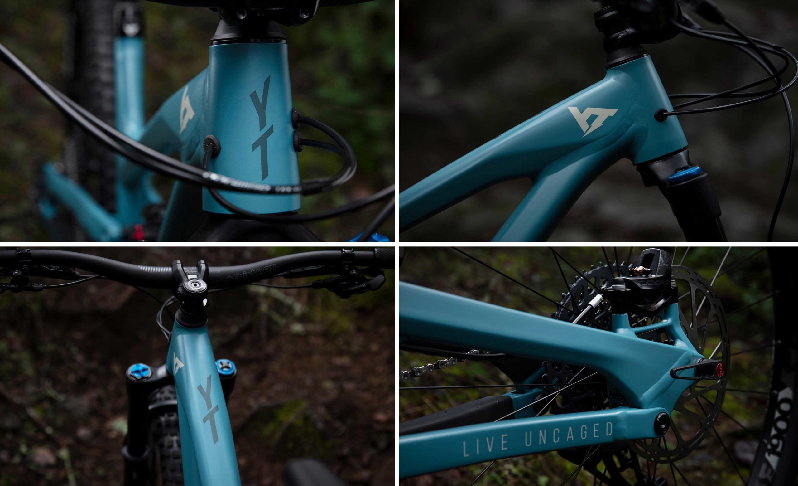 yt capra pro al aluminium enduro bike frame details