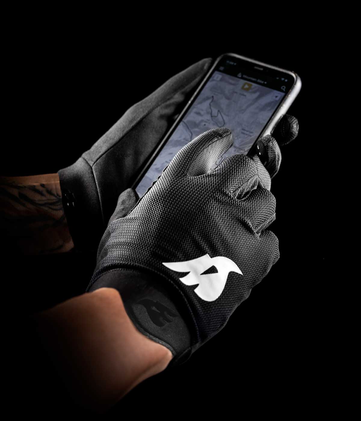 bluegrass union mtb gloves touchscreen use compatible