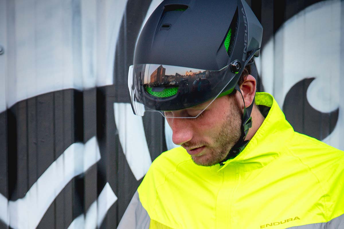 endura speed pedelec ebike helmet visor electric bike commuting