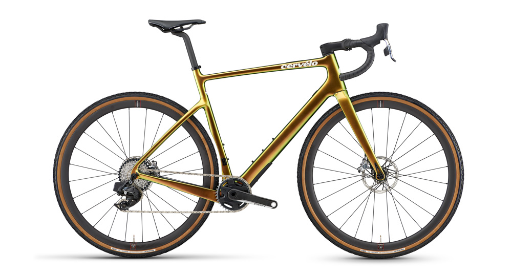 Cervelo Aspero-5 aero gravel bike complete gold