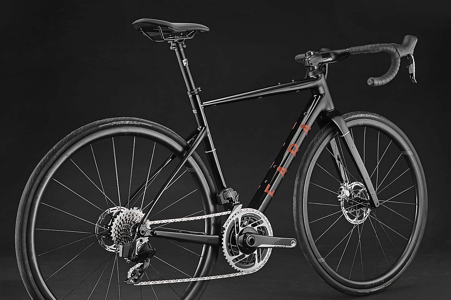 2021 Fara F-AR all-road bike ltd Signature Edition, carbon endurance gravel road bike with integrated bikepacking bags, angled
