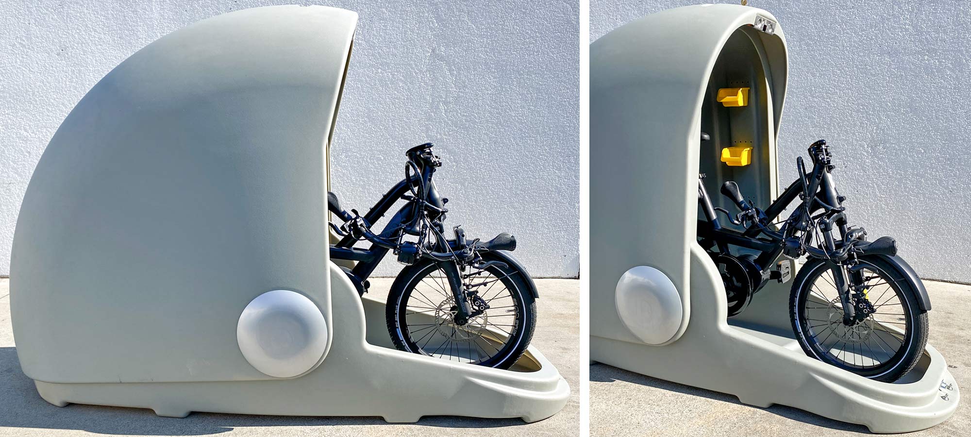 Alpen Bike Capsule offers protected, secure parking for urban commuters