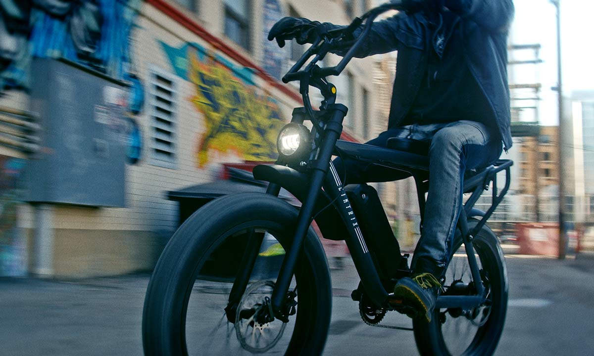 Biktrix Moto e-bike, urban mobility eMTB e-moped alternative transportation, cruiser