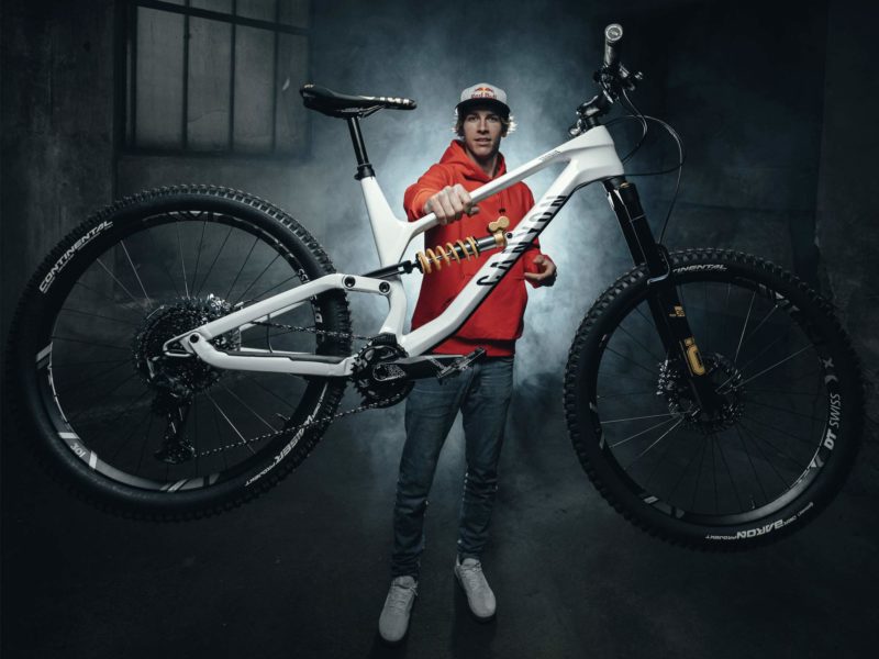 Canyon Torque CF Fabio Wibmer Signature Edition limited pro carbon freeride enduro bike, photo by Hannes Berger
