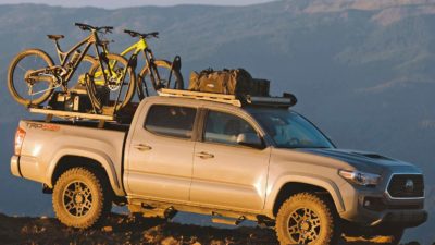 Front Runner Pro Bike Carrier & Side Mount racks load up for overland adventure