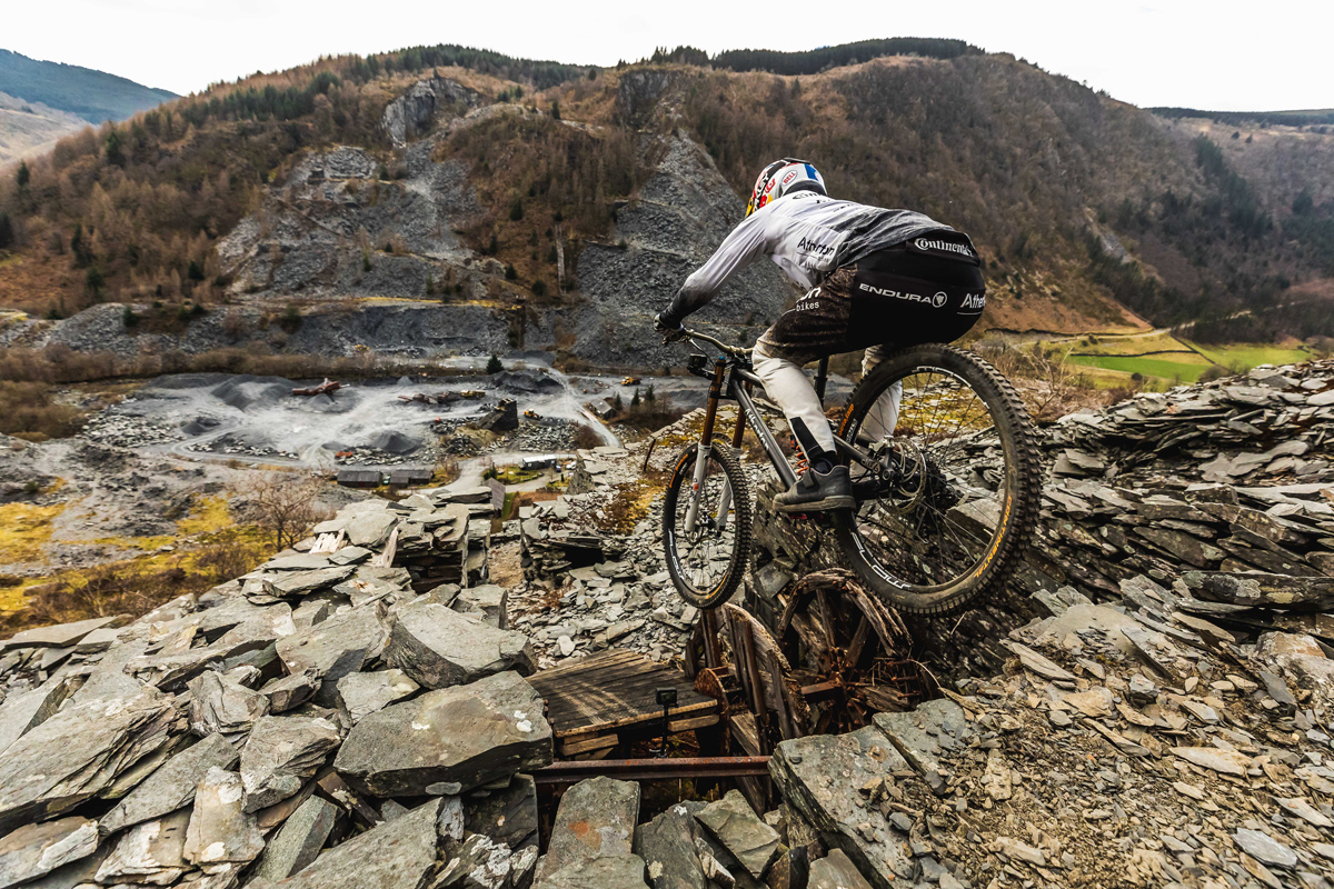 Shot of Atherton from The Slate Line. Photo: Dan Griffiths