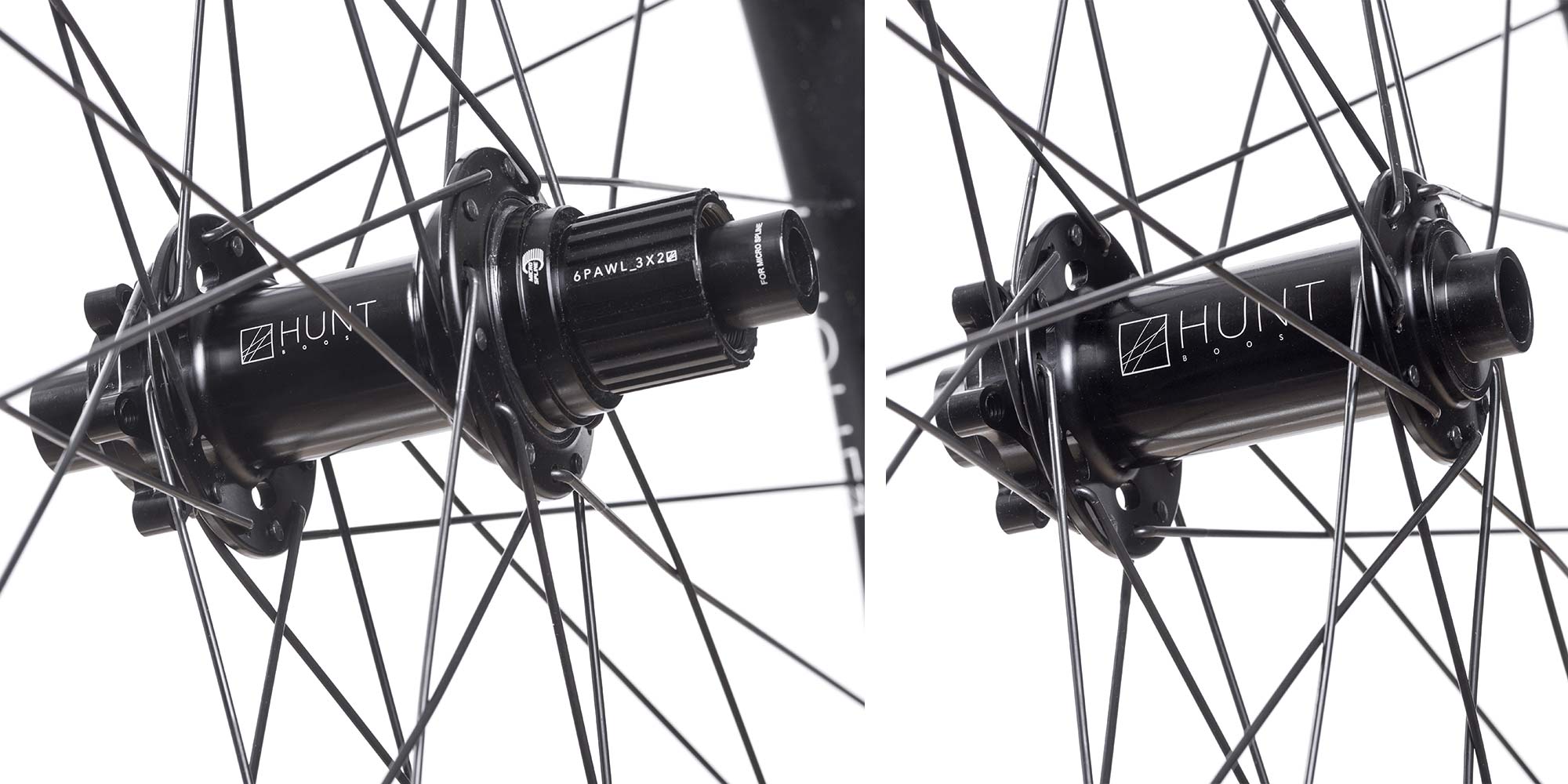 Hunt Trail Wide v2 versatile alloy mountain bike wheels, hubs