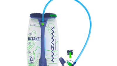 Mazama INTake hydration bladders have a stay-open easy refill quick drying design