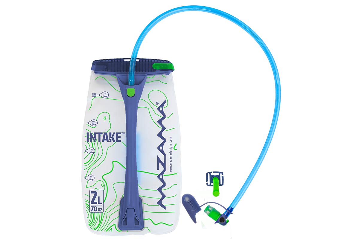 mazama intake 2l hydration bladder taste-free easy refill