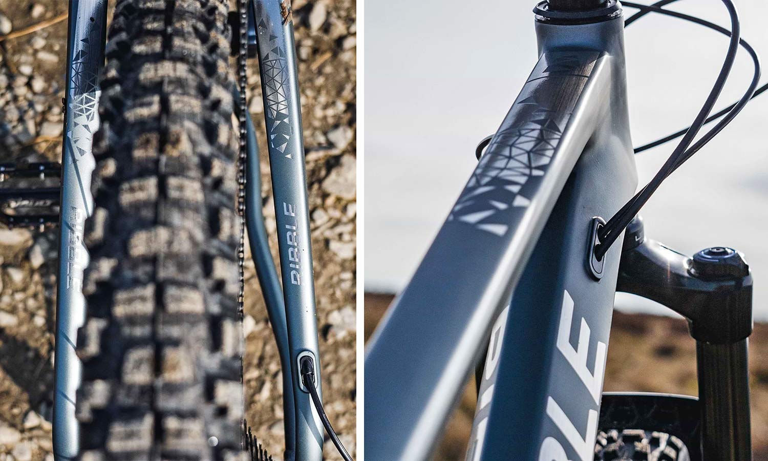 Ribble HT Trail AL 29 all-rounder hardtail 130mm fork mountain bike, frame details