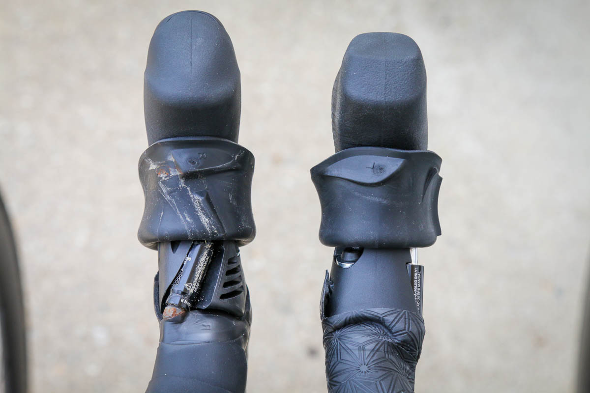 SRAM Rival eTap AXS wireless shifters compared to force