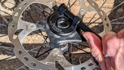Terske turns your thru axle into a portable crank, lock ring, or pedal wrench