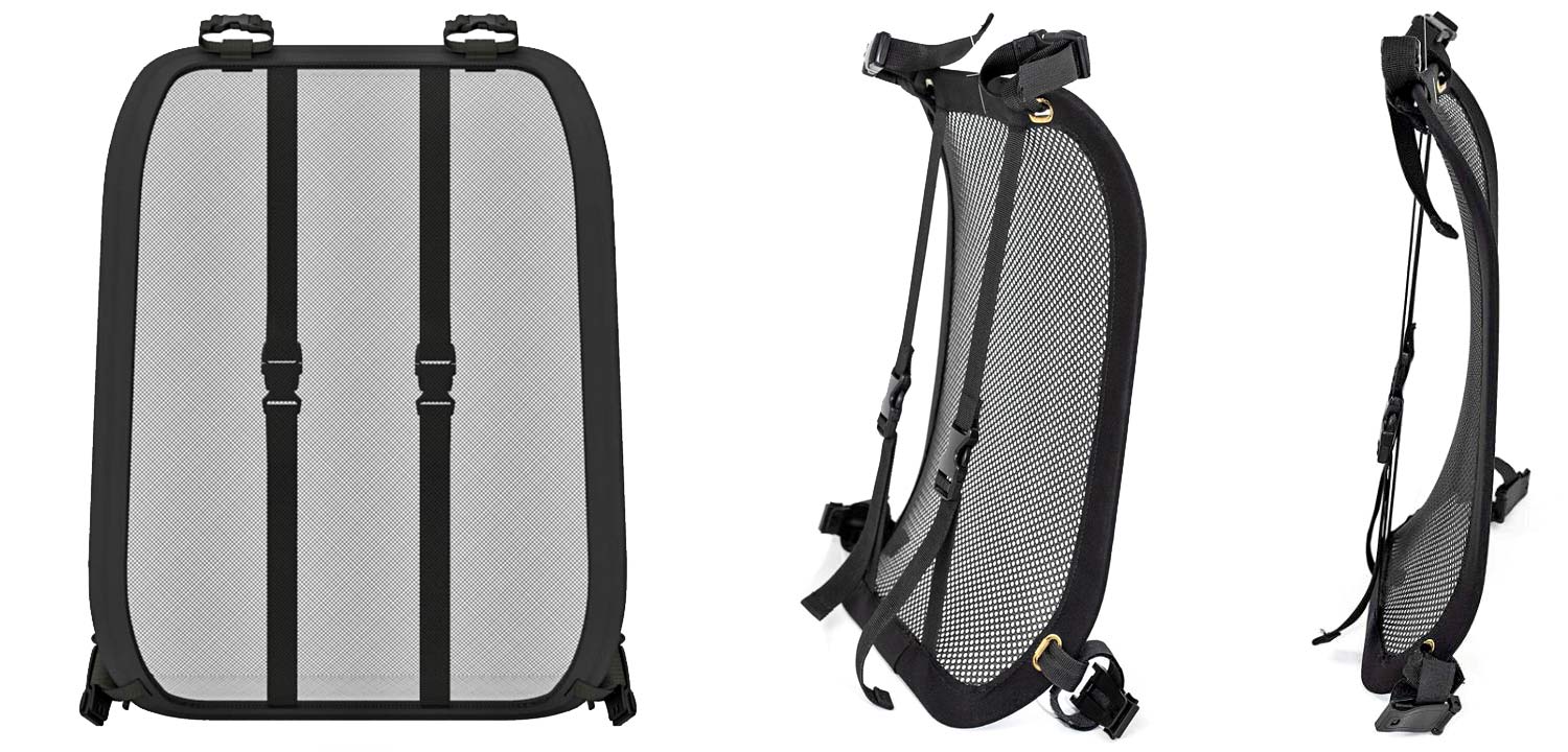 VentaPak commuter backpack spacer boosts ventilation