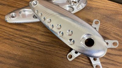 Boone Cranx! Machined Aluminium Cranks boast aerodynamic drag reduction