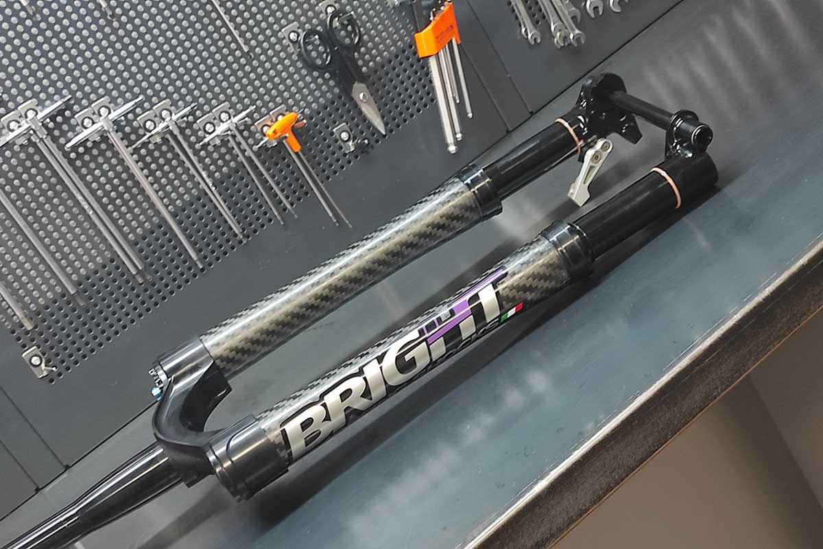 Bright racing shocks f929 xco 46mm carbon outer fork legs