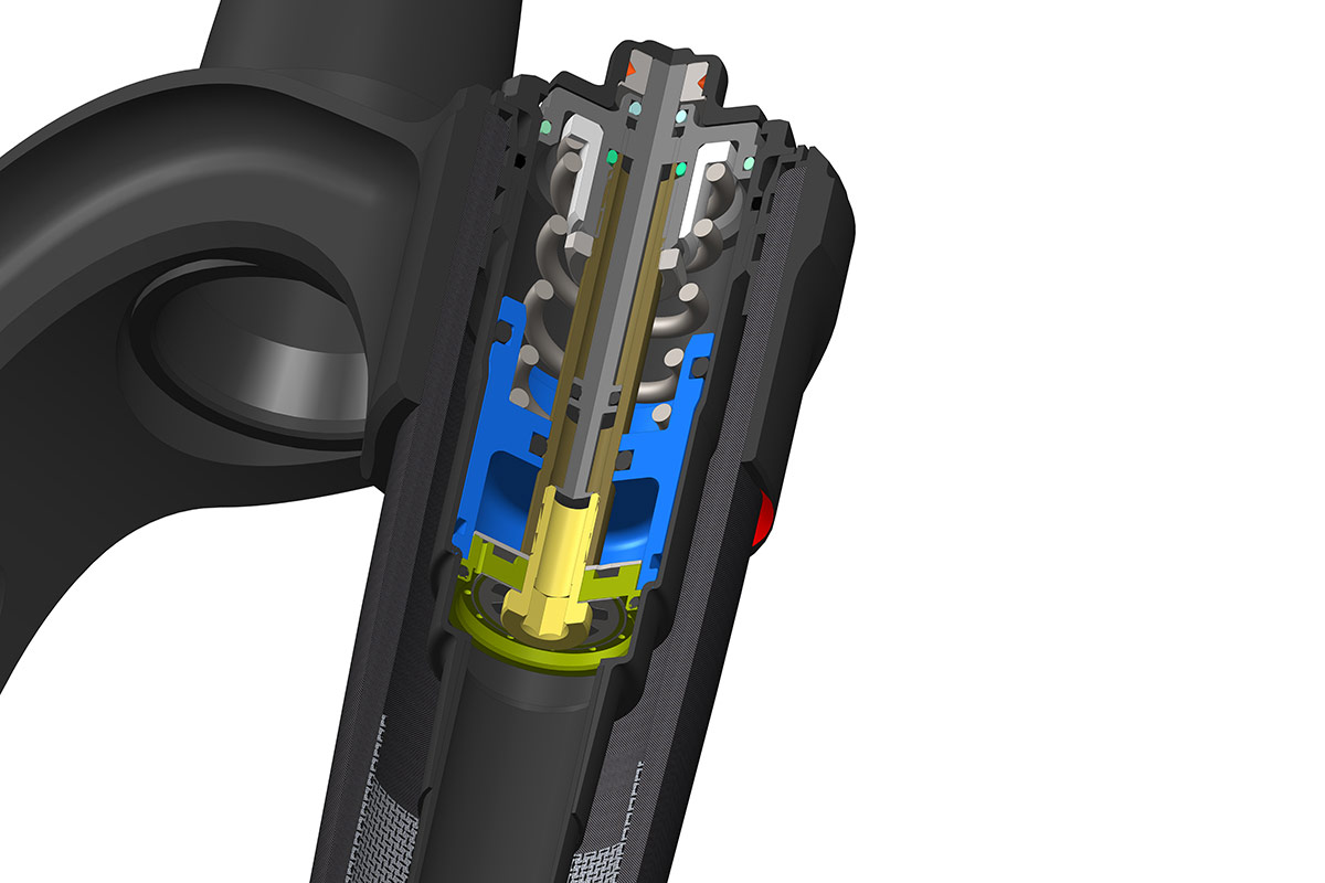 Bright racing shocks f929 xco damper cartridge high load coil spring preload