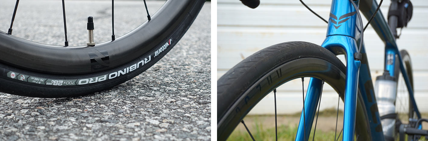 stock tires versus tubeless upgrade road bike tires for felt vr