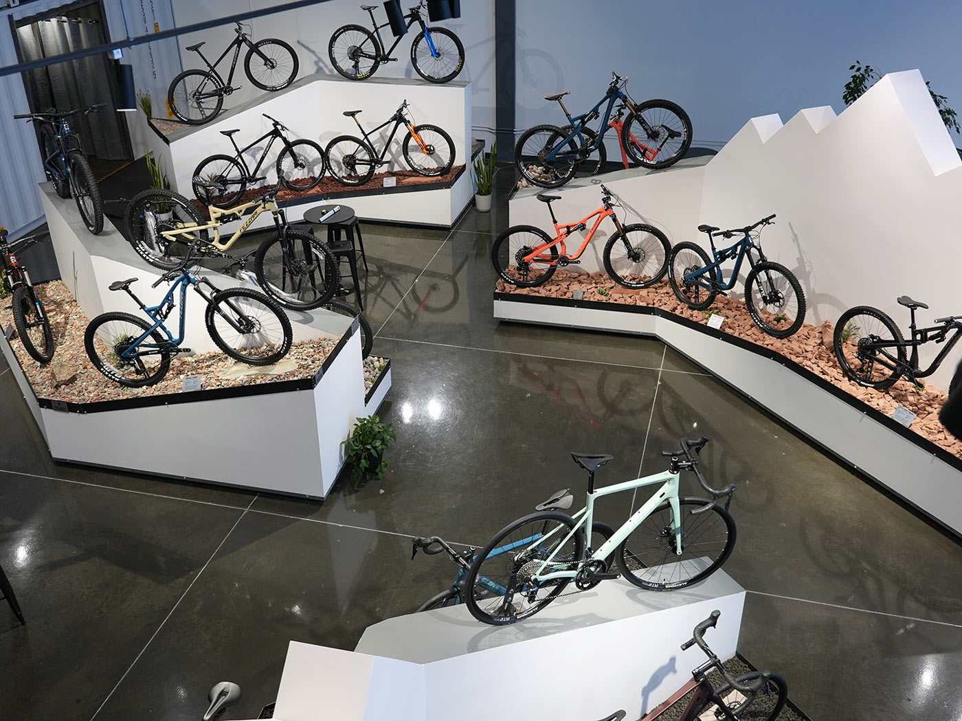 fezzari headquarters bicycle showroom