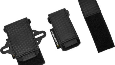 Nukeproof Bolted Accessory Strap secures spares to your top tube for packless riding