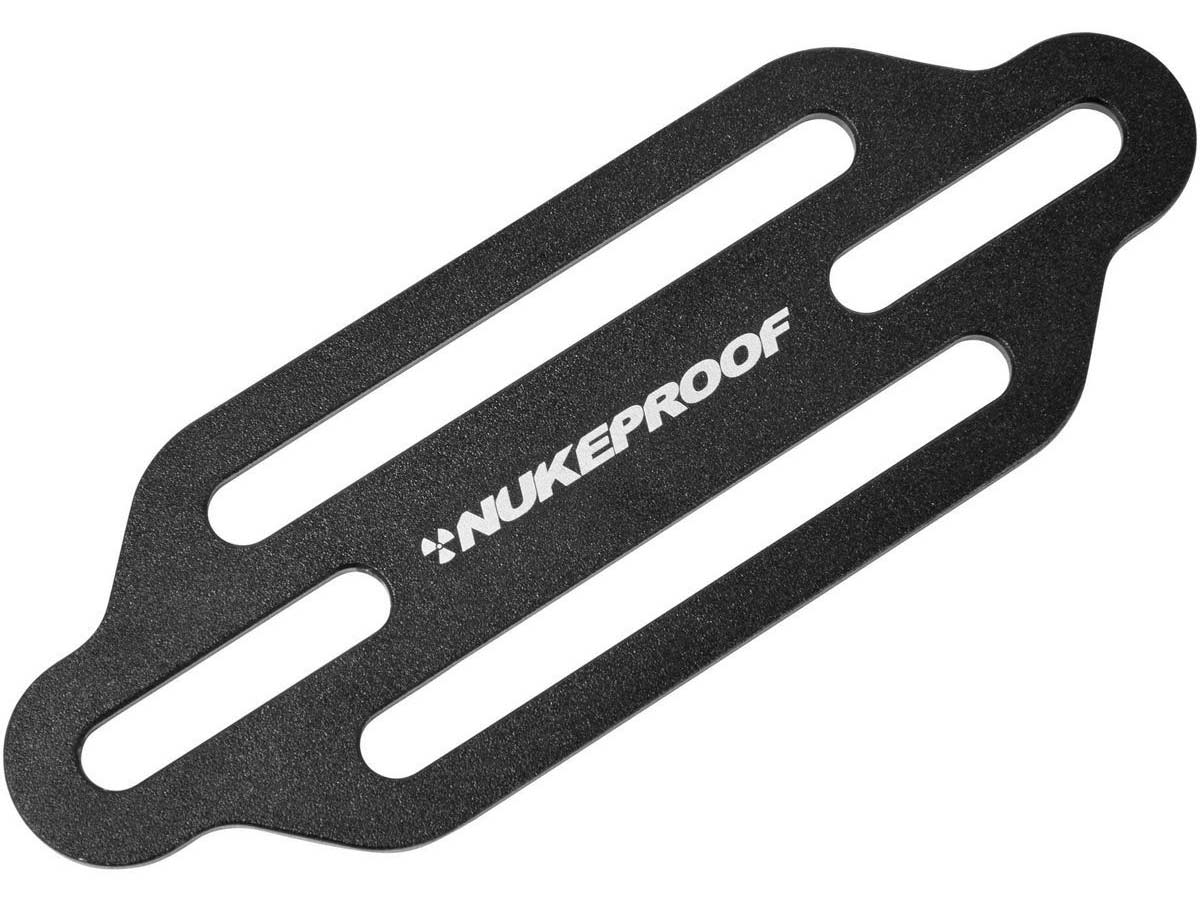 nukeproof horizon accessories strap bolt mounted alloy back plate
