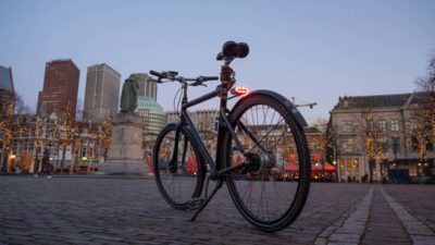 Rydon Solar Powered Bike Light delivers 300 Lumens for 50 hours on a full charge