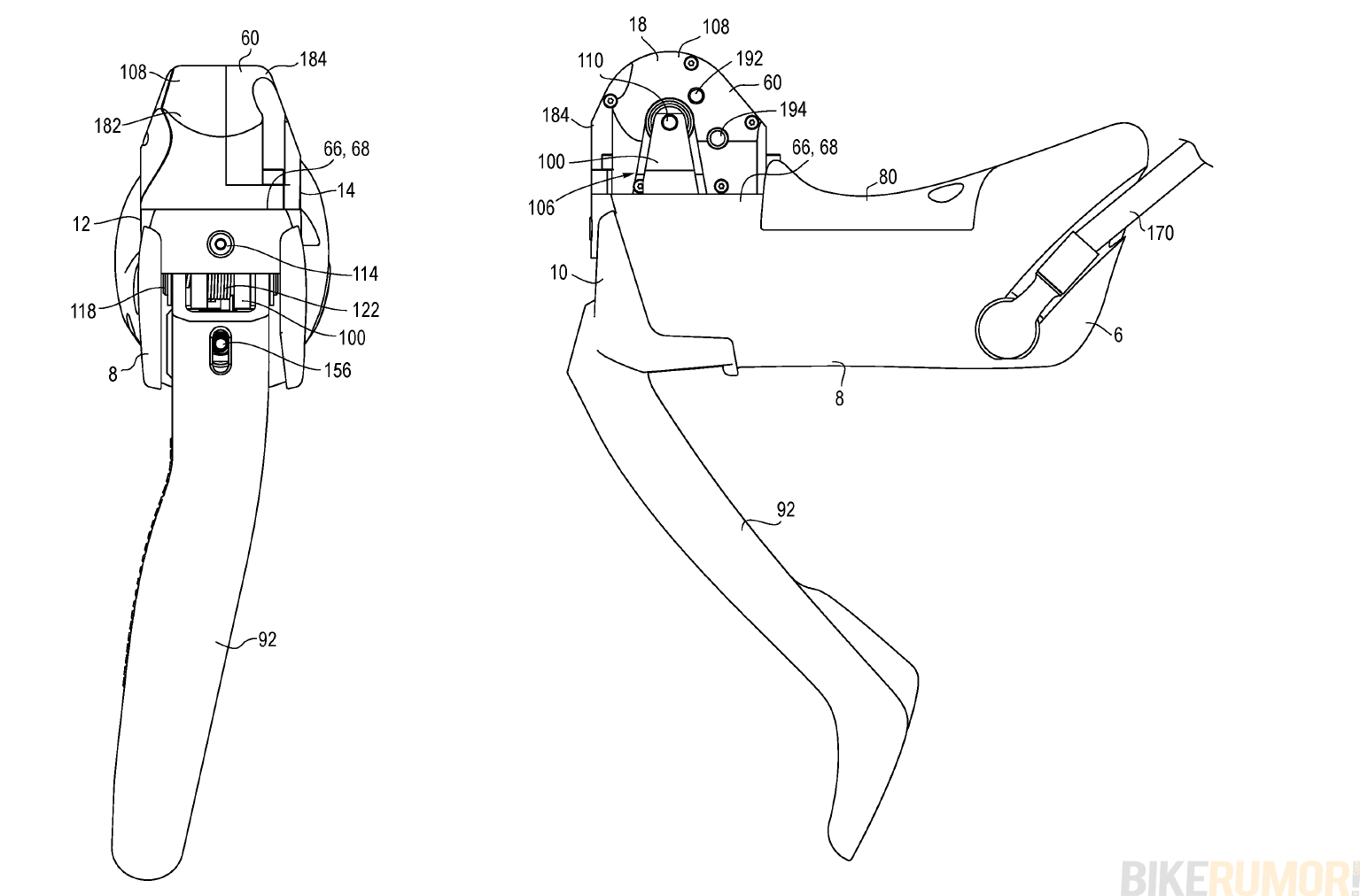 sram patent for buttonless etap shifters