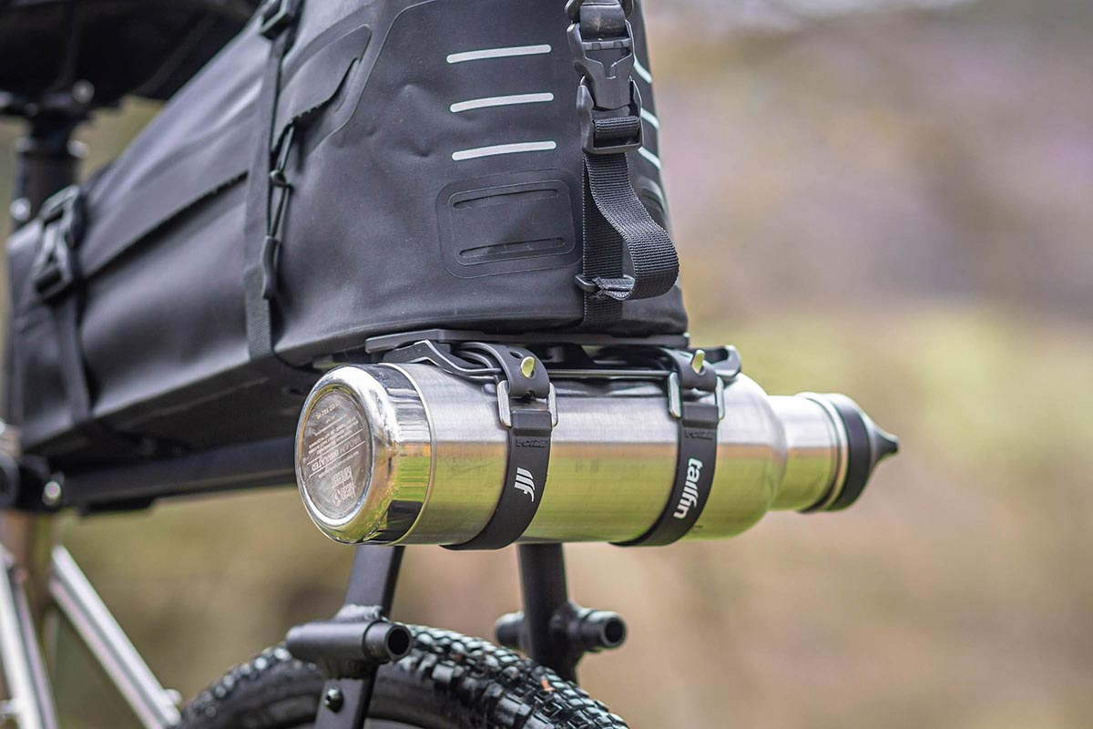 tailfin aeropack mount adds water carrying capacity seat pack bikepacking setups