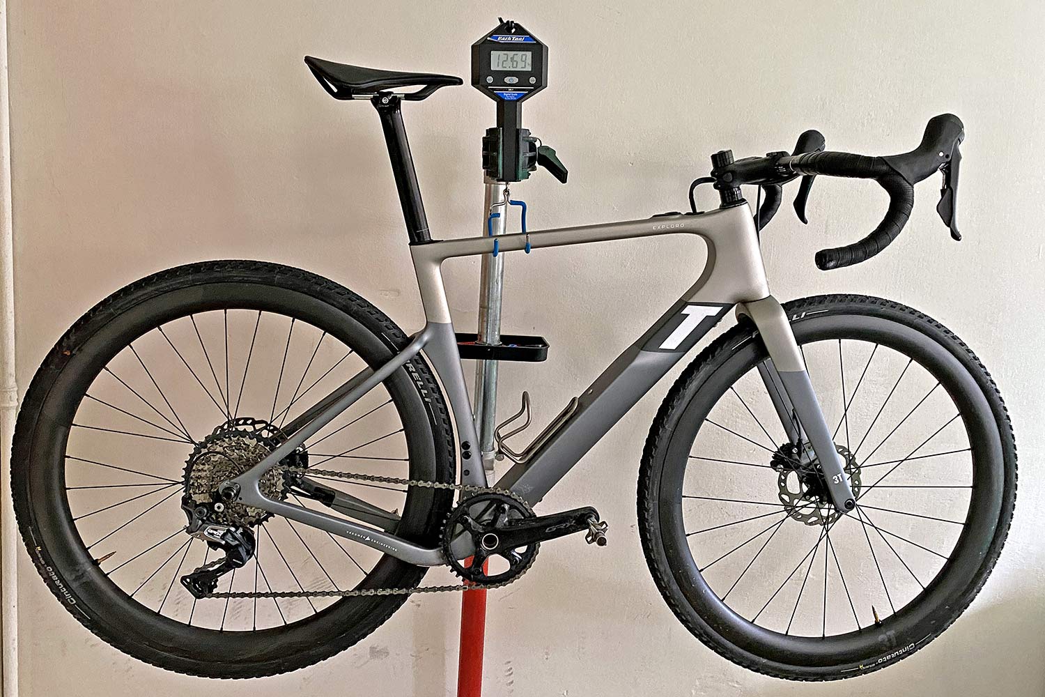 3T Exploro RaceMax Boost gravel e-bike ebikemotion X35 review, actual weight 12.375kg