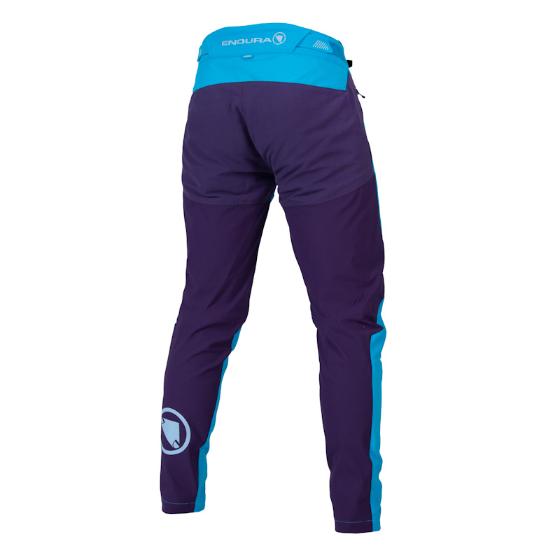 Endura MT500 Smok'n Prints, women's Burner II pant, Electric Blue, back