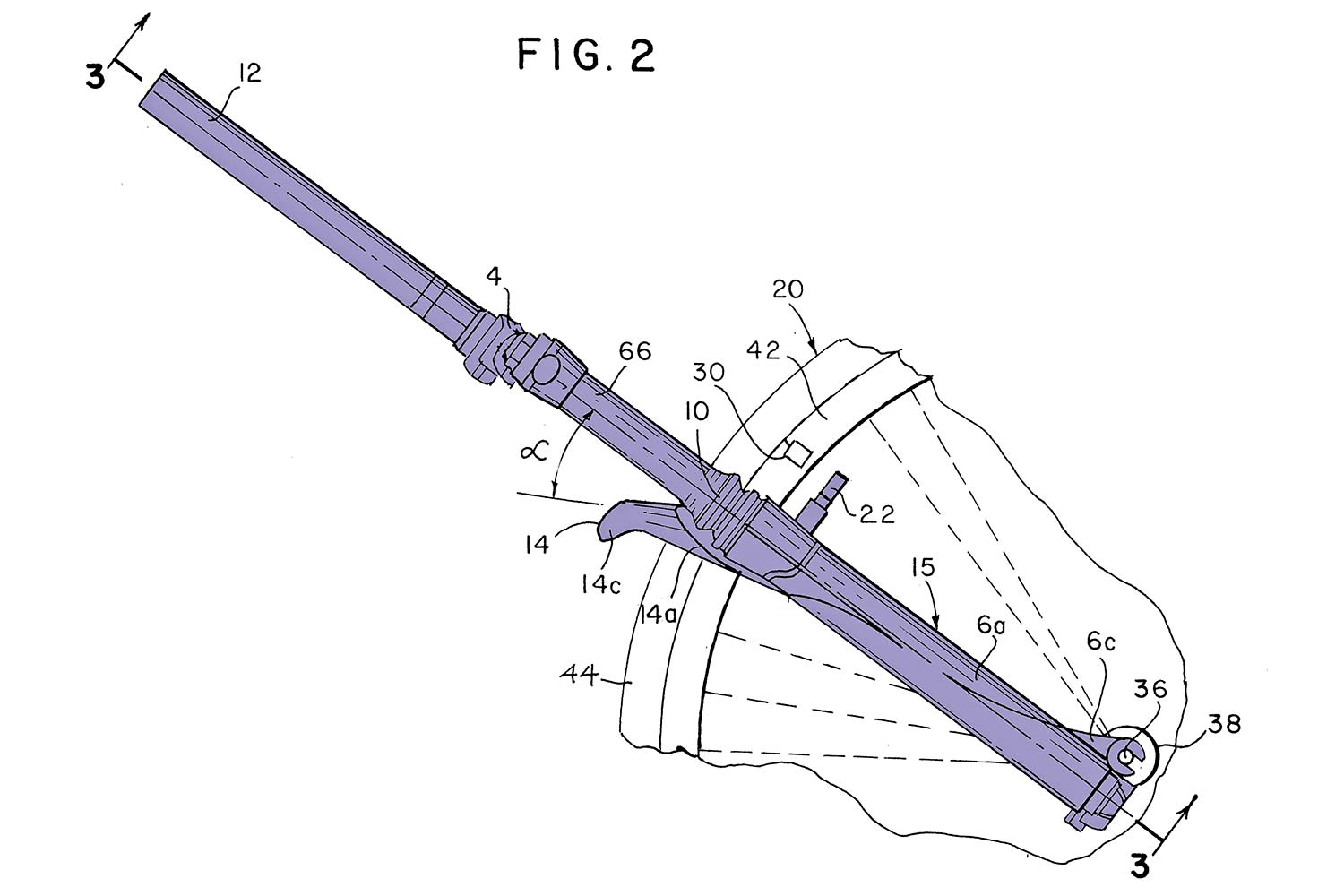 Answer Manitou reverse arch fork patent