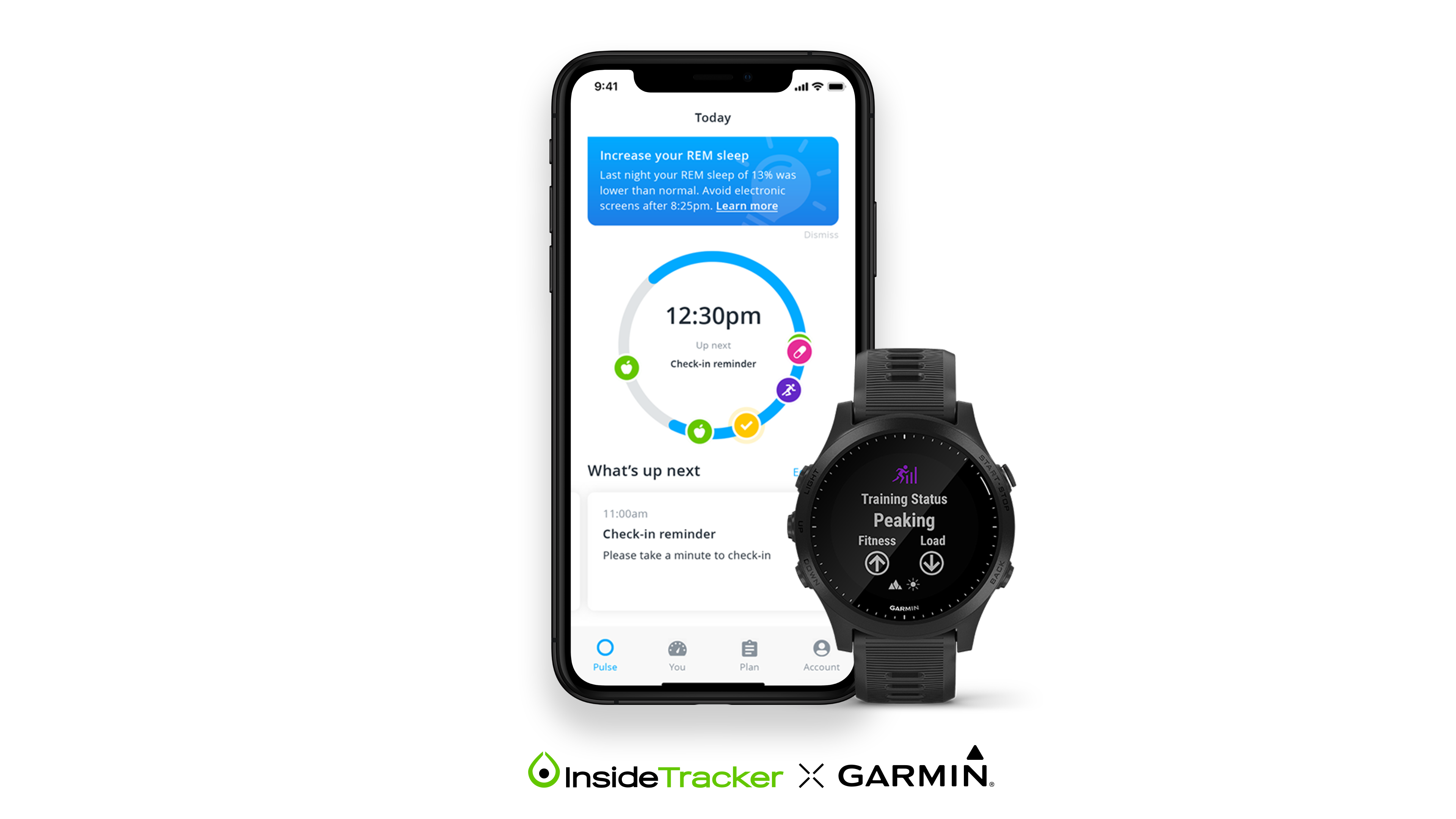 Garmin - Insidetracker sleep tracking cycle