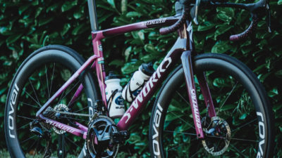 Pro Bike: Peter Sagan’s Maglia Ciclamino custom painted Specialized Tarmac SL7