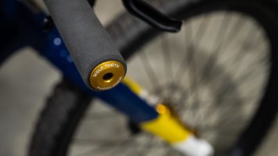 Wolf Tooth pops out premium Alloy Bar End Plugs to match other WTC parts