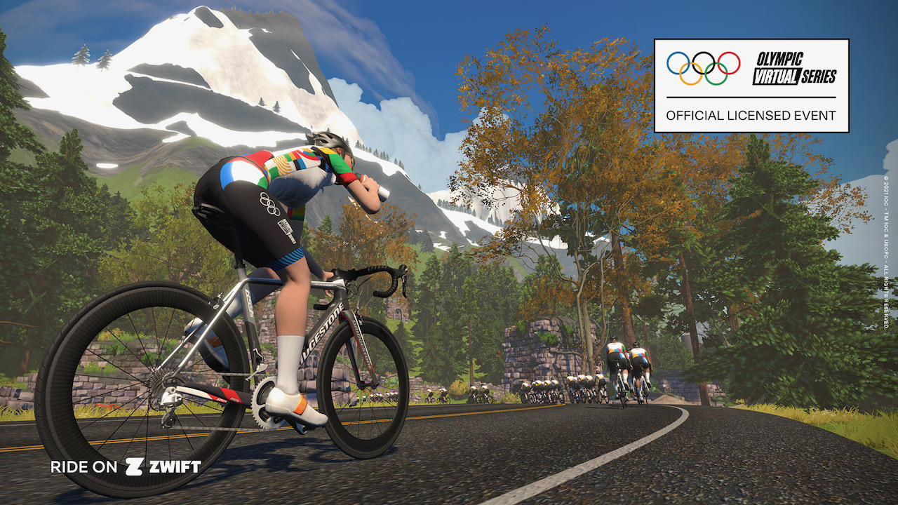 Zwift olympic series riding