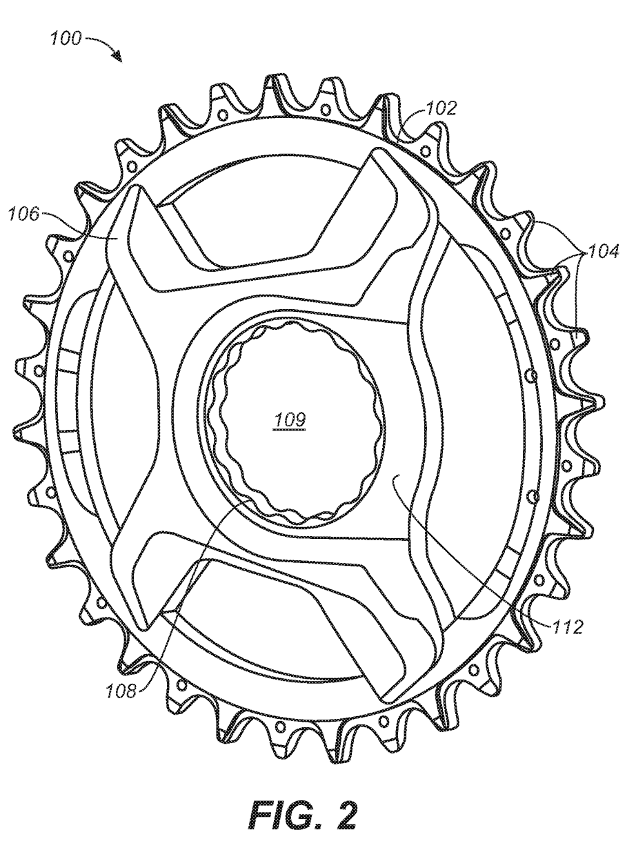 Carbon chainring Fig 2